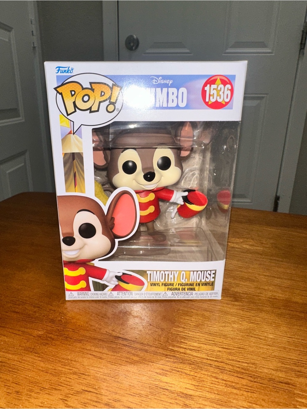 Funko Pop! Timothy Q. Mouse Vinyl Figure - Red, Brown, Yellow